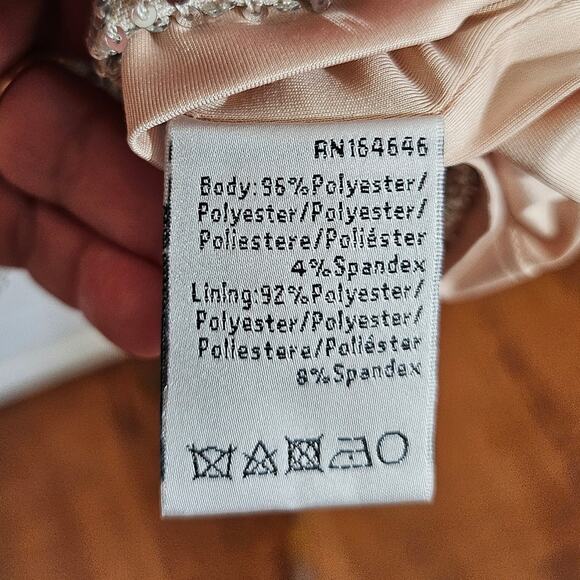 ⚡️SALE! Mestiza NY Silver Sequin Open Back Mini Dress - Picture 15 of 15